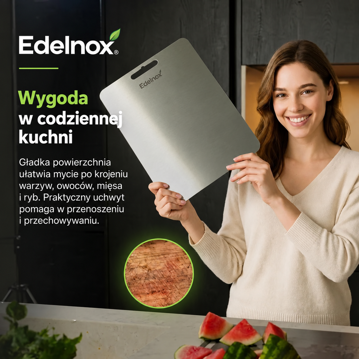 Deska Edelnox — szczegóły i pielęgnacja